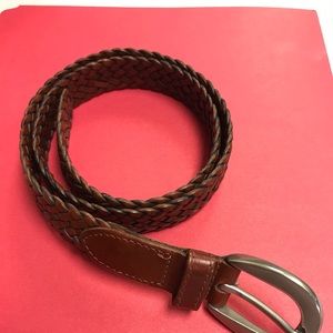 Cole Haan woven leather belt Size S